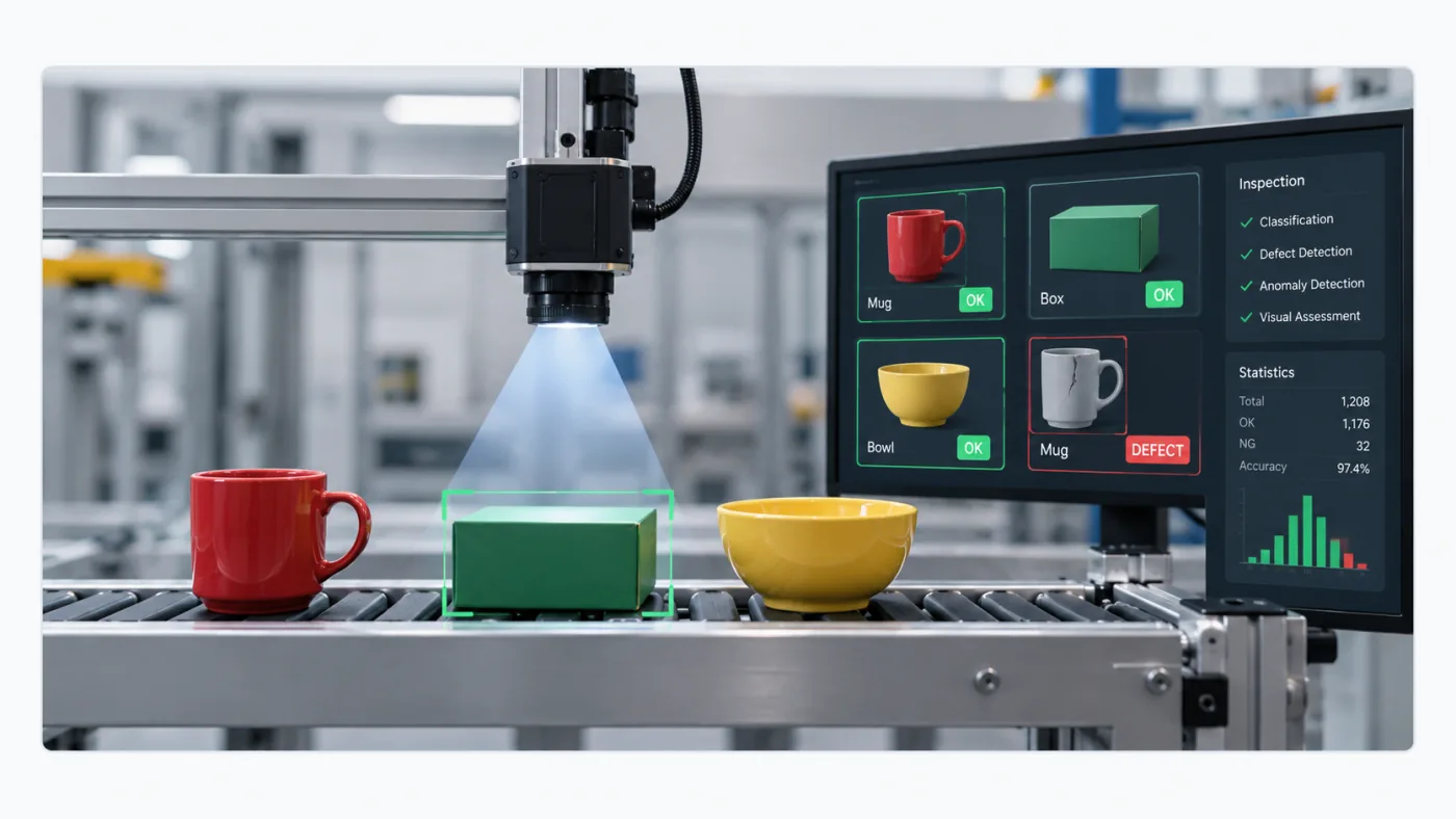 Industrial visual perception and inspection research