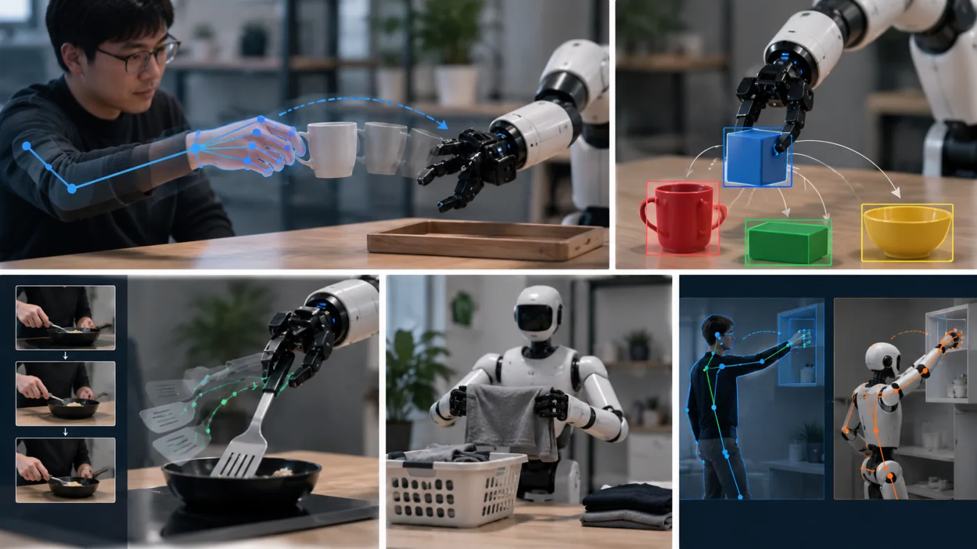Interaction understanding and robot learning research
